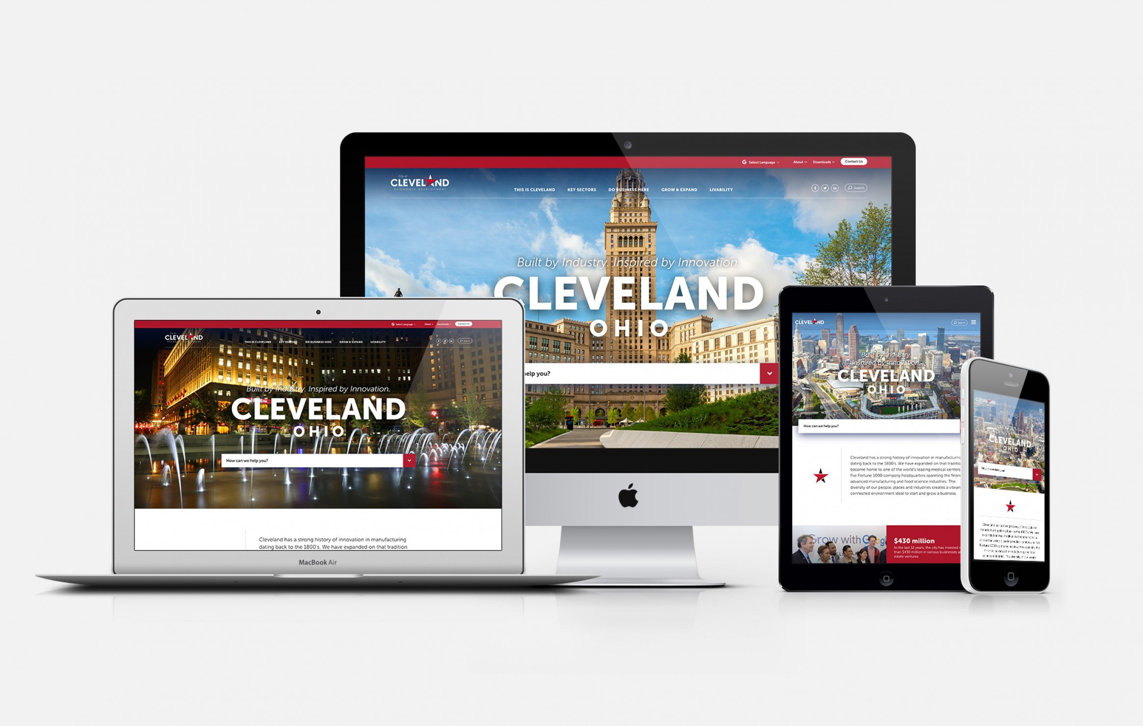 Cleveland's website on all platforms