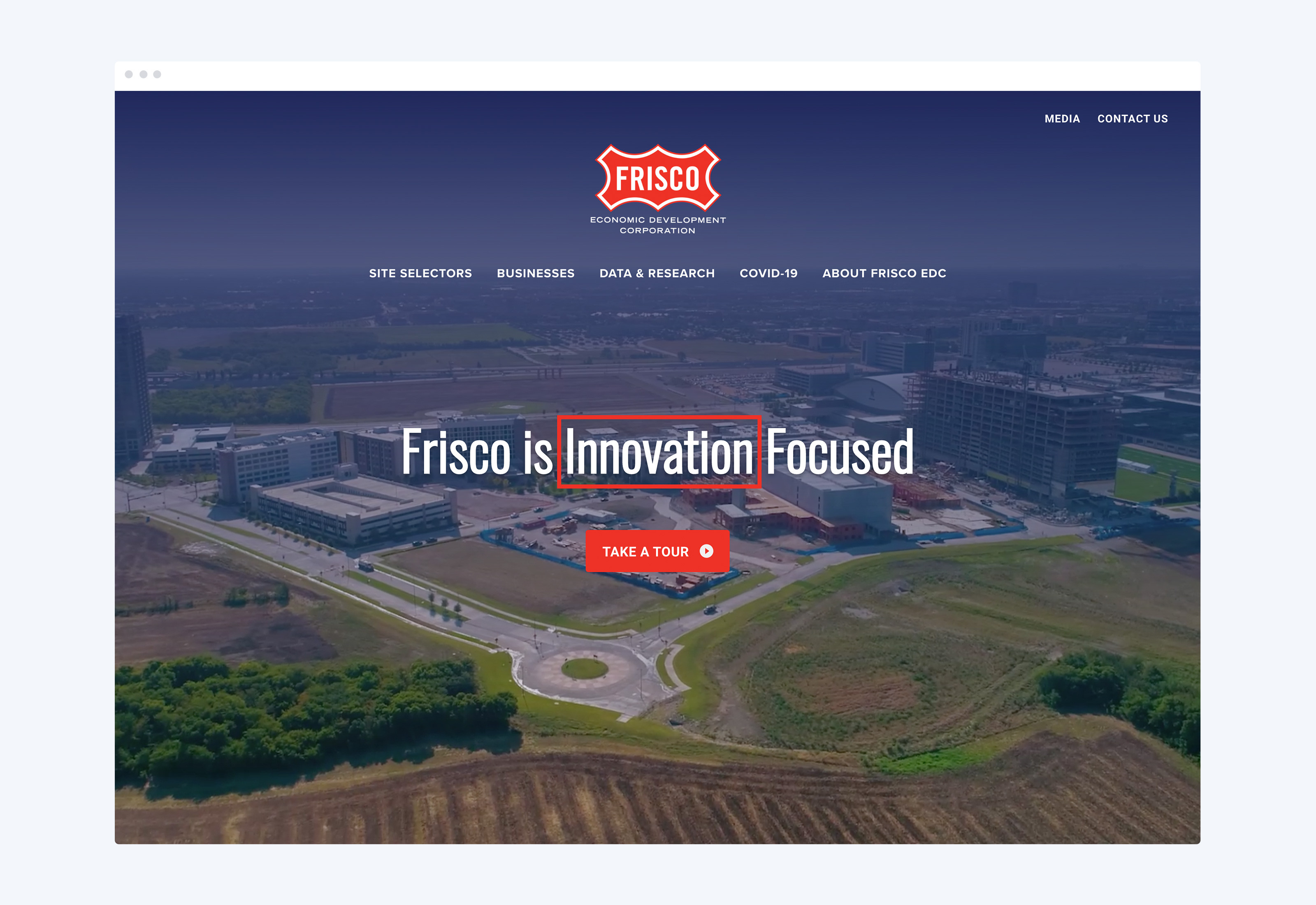 Frisco EDC Homepage banner image