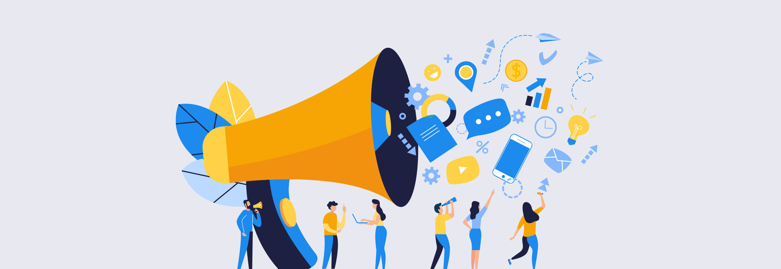 bullhorn illustration