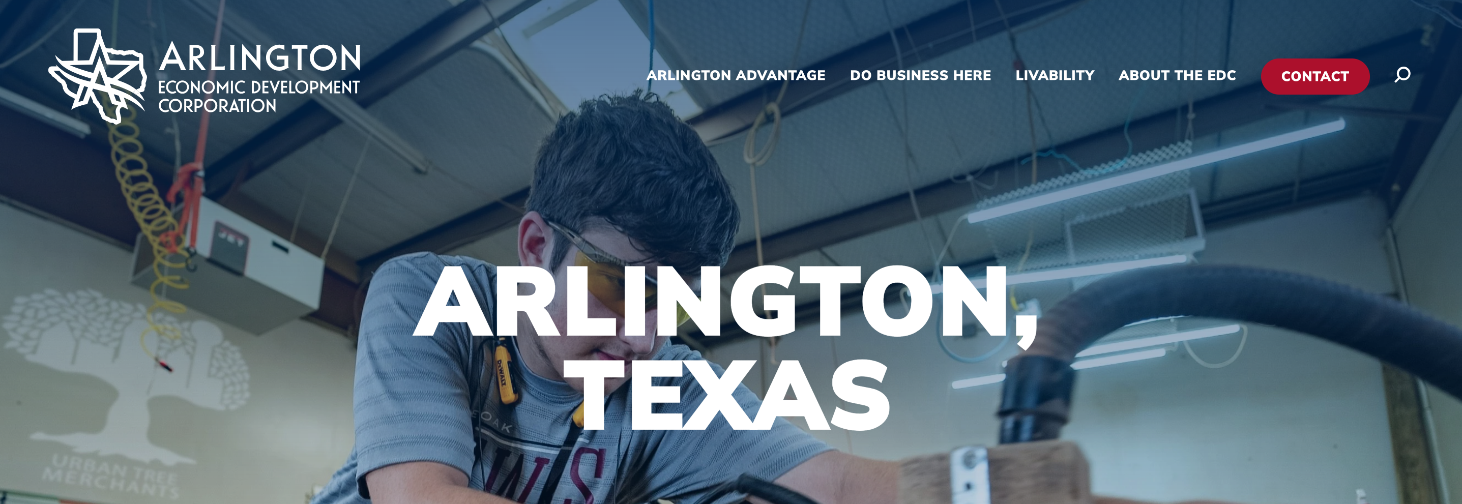 Arlington website homepage image