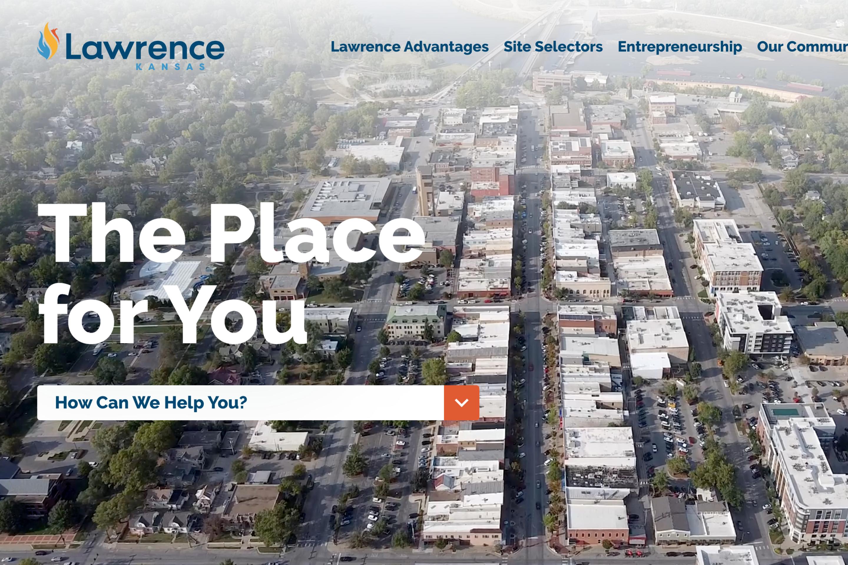 Grow Lawrence homepage